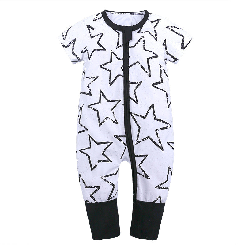 Cartoon Onesie Baby Short-sleeve Bodysuit