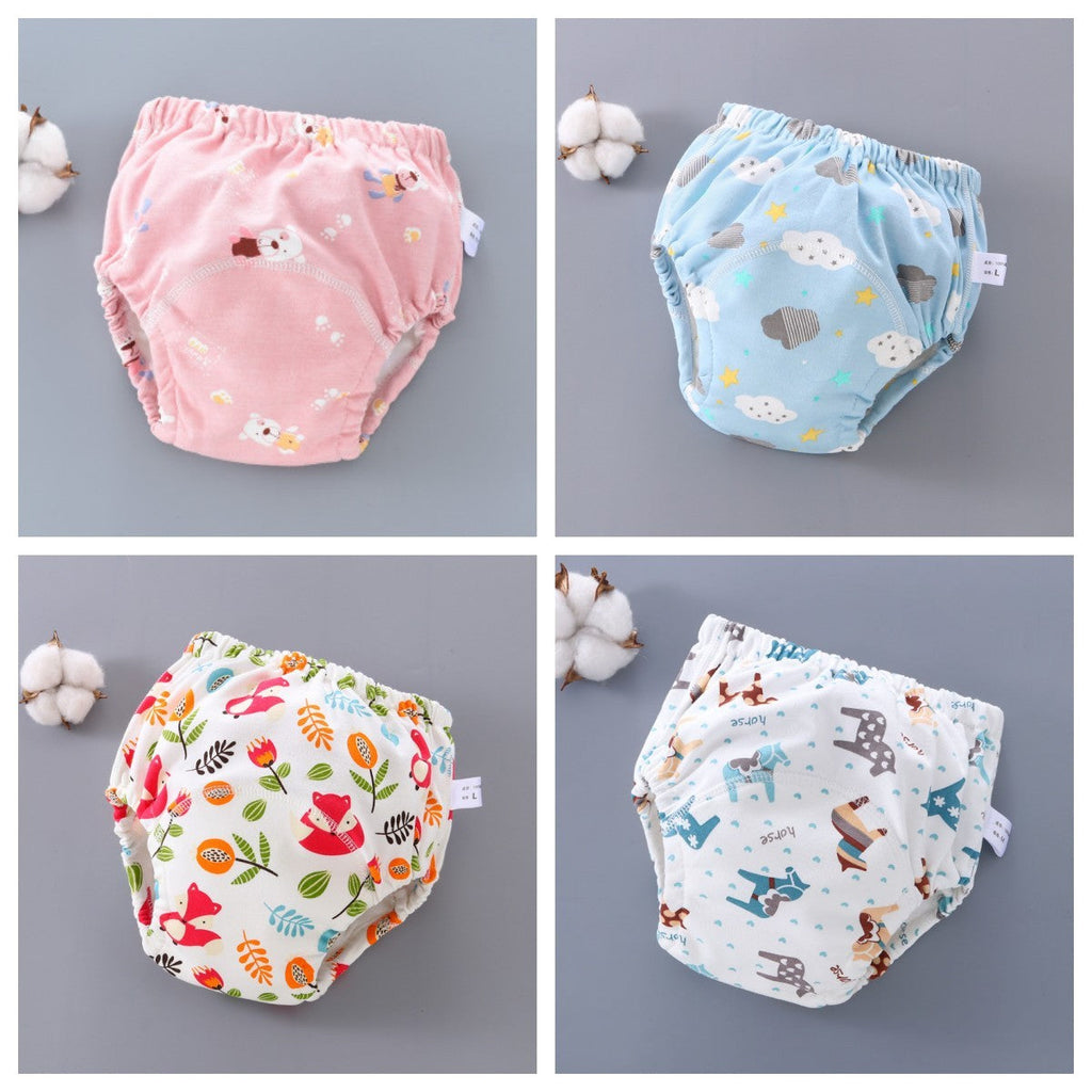 Baby washable 6-layer gauze training pants