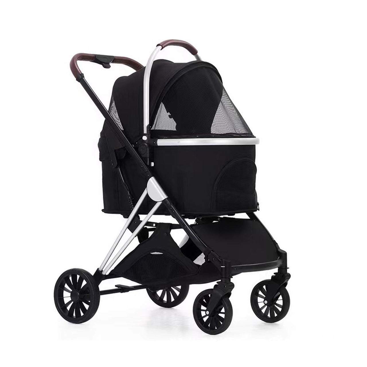 Three-in-one Detachable Folding Pet Stroller