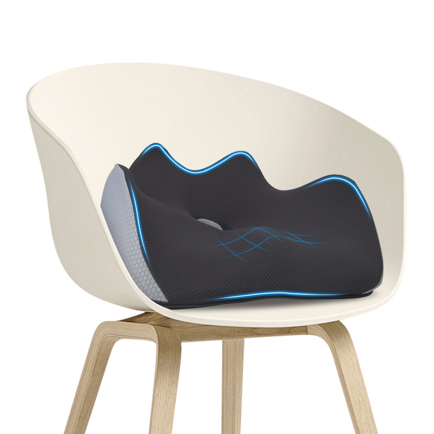 Memory Foam Seat Cushion for Pain Relief and Comfort