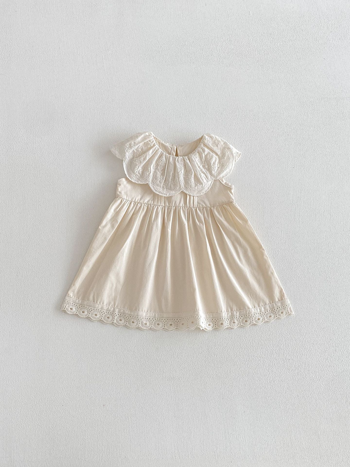 Childrens Summer Clothing Lace-trimmed Princess Dress