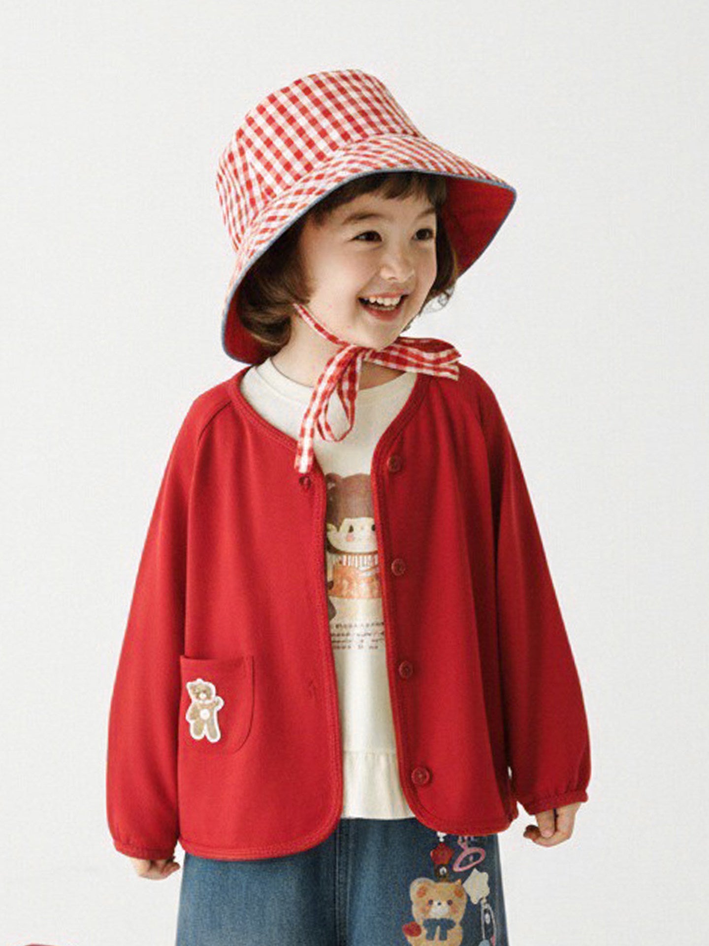 Childrens Double-sided Cloud-soft Cotton Soft And Breathable Knitted Coat Trendy