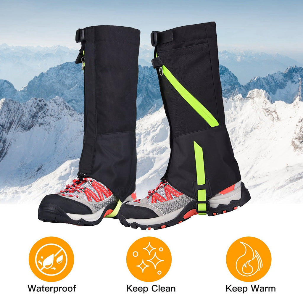 Leg Gaiters for Snow, Waterproof Leg Cover for Hiking