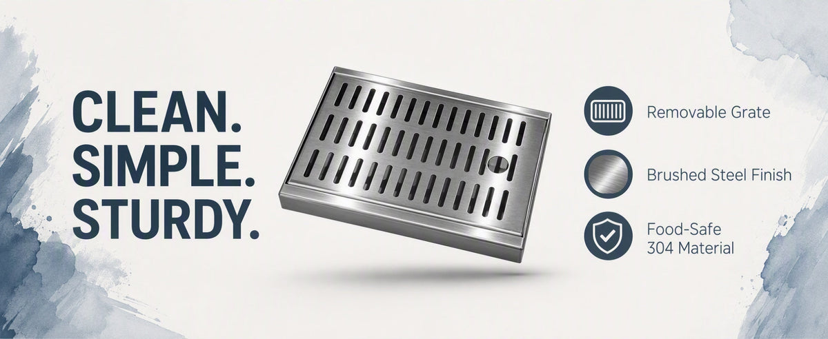 Stainless Steel Drip Tray for Beer Machine, coffee machine
