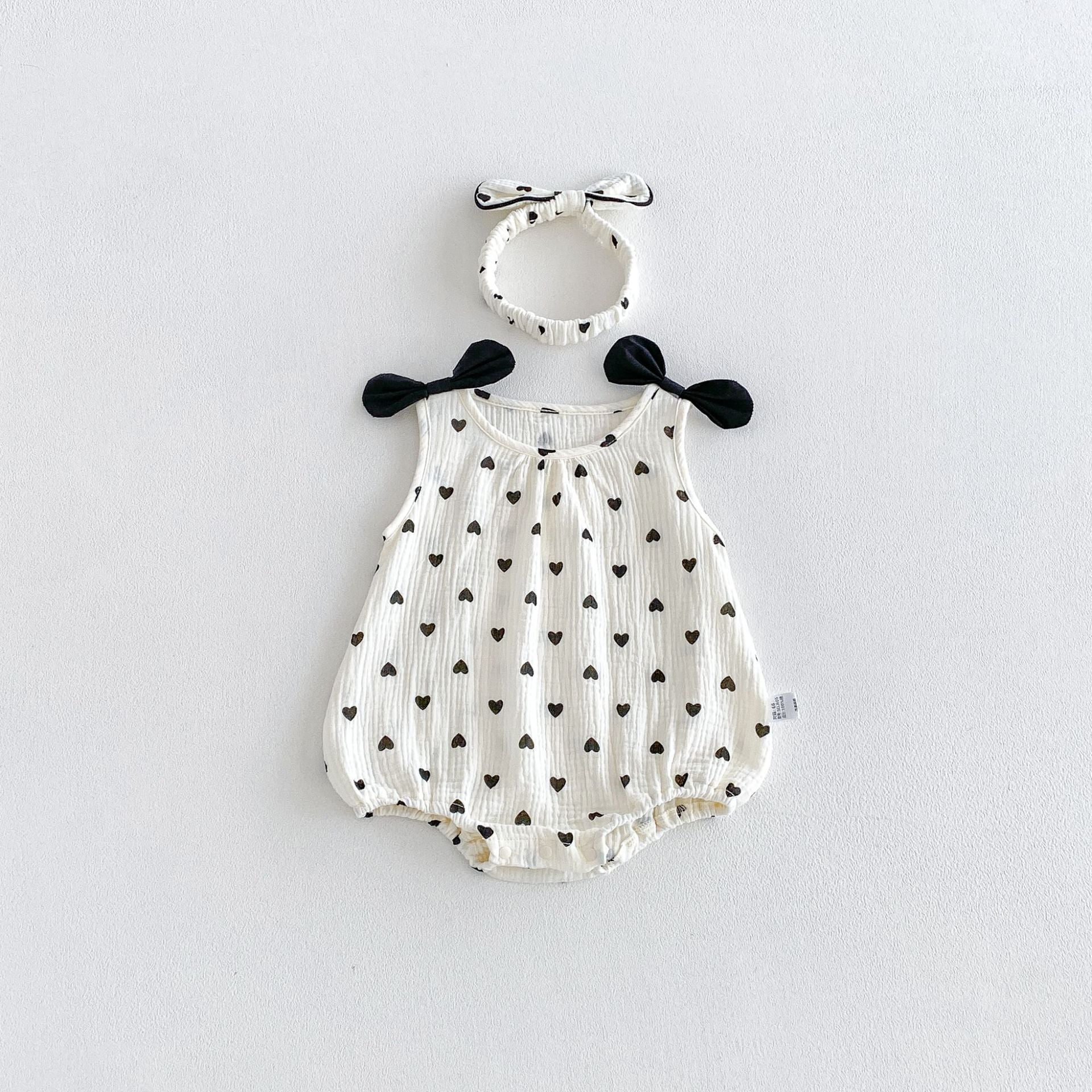 Sleeveless Bodysuit Romper For Baby Girls