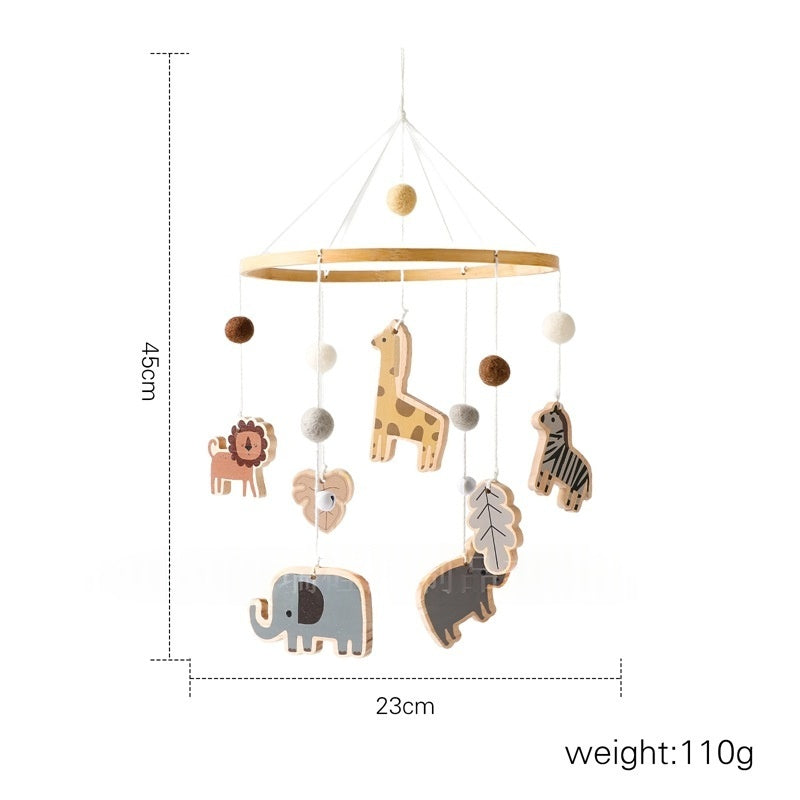 Crib Rattle Three-month-old Newborn Stroller Crib Headboard Rattle