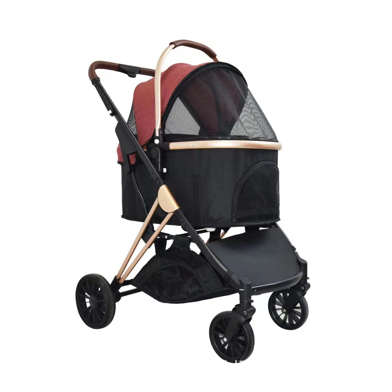 Three-in-one Detachable Folding Pet Stroller