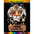 Tiger Coloring Book (New & Expanded): Stress Relieving Coloring Book for Kids, Boys And Girls - Paperback