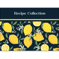 Recipe Collection - Recipe Card Collection Tin (Lemons) - Hardcover