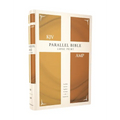 KJV, Amplified, Parallel Bible, Large Print, Hardcover, Red Letter Edition: Two Bible Versions Together for Study and Comparison - Hardcover