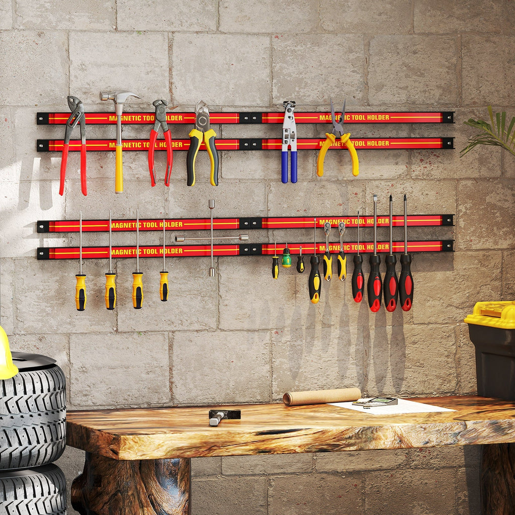 18 Inch Magnetic Tool Holder Strip with Mounting Screws