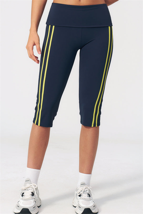 The Evoke Crop Top Capri Leggings 2-Piece Set