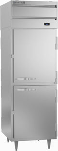 Beverage Air P Series PH1-1HS-PT Pass-Thru Warming Cabinet, 1 Section, 21.01 Cu. Ft., 4 Half-Height Solid Doors, Electronic Controls