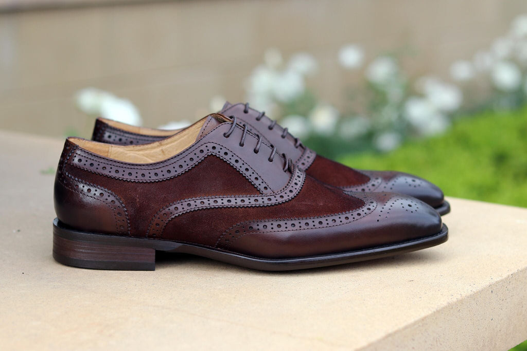 Maurice Wingtip Oxford Calfskin Chestnut