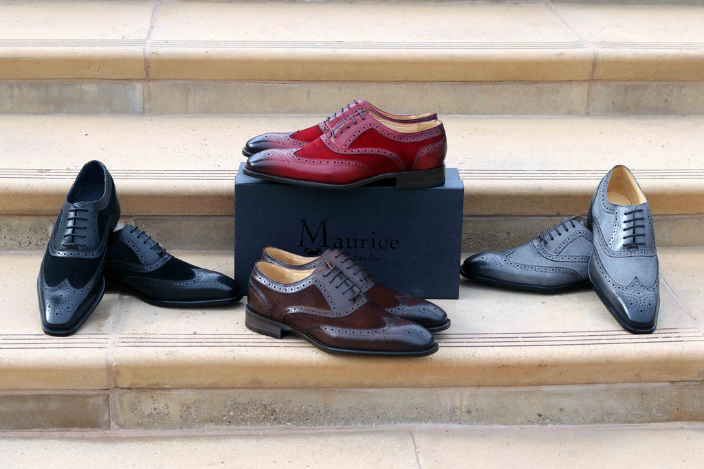 Maurice Wingtip Oxford Calfskin Chestnut
