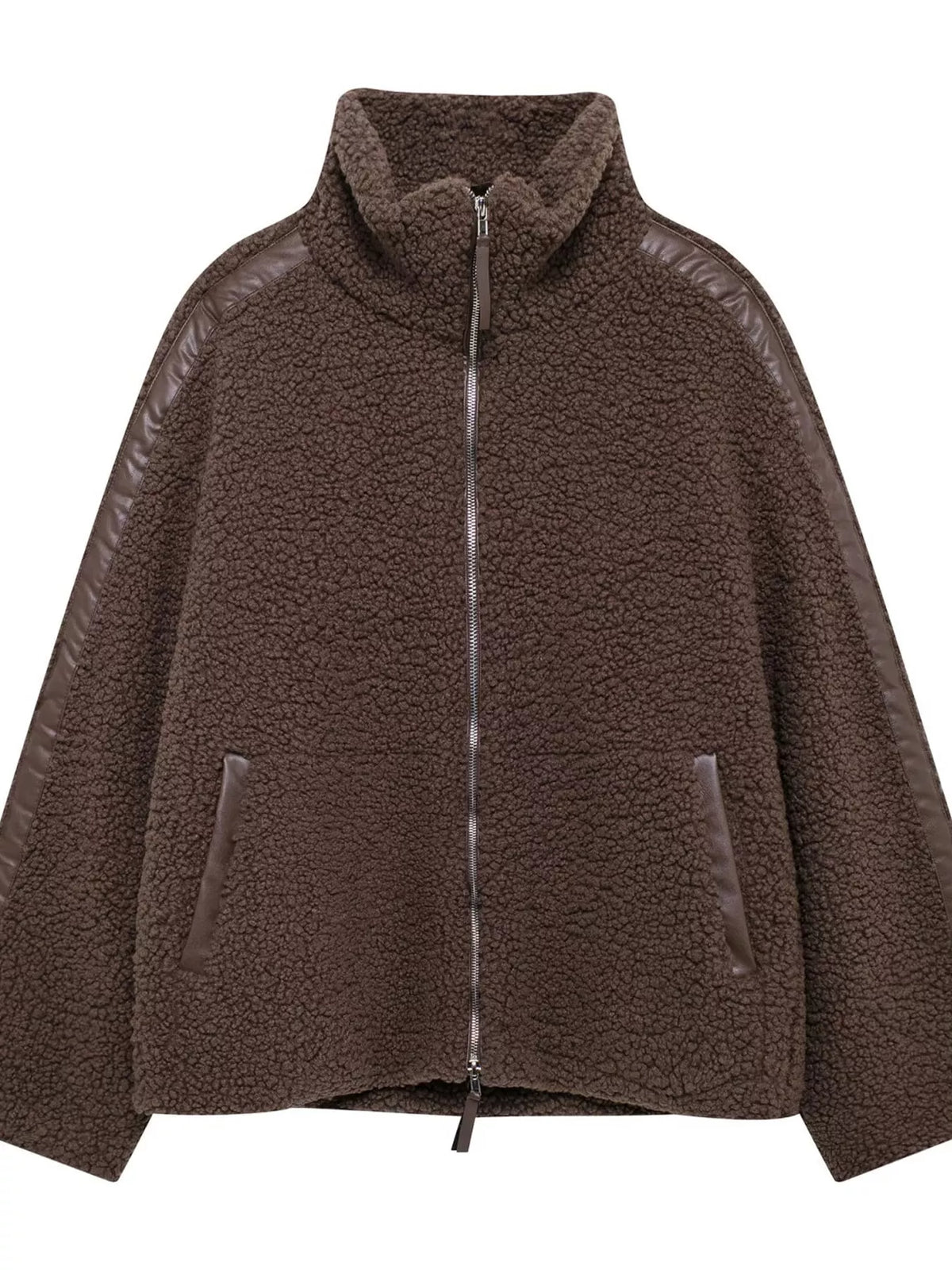 Sherpa Zip-Up Outerwear