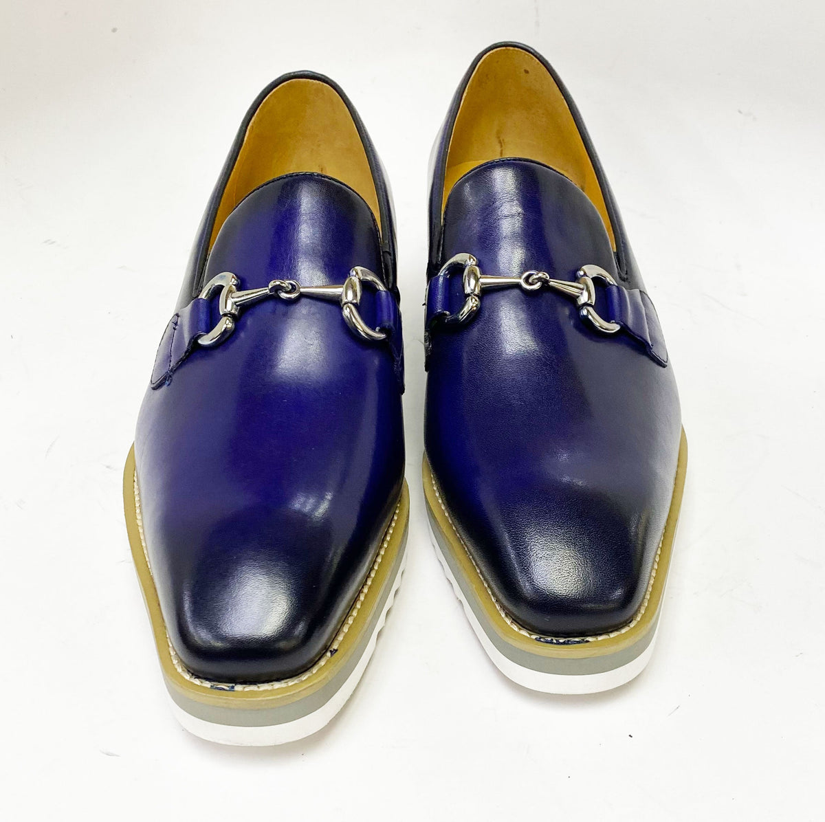 Maurice Calfskin Horsebit Loafer - Blue