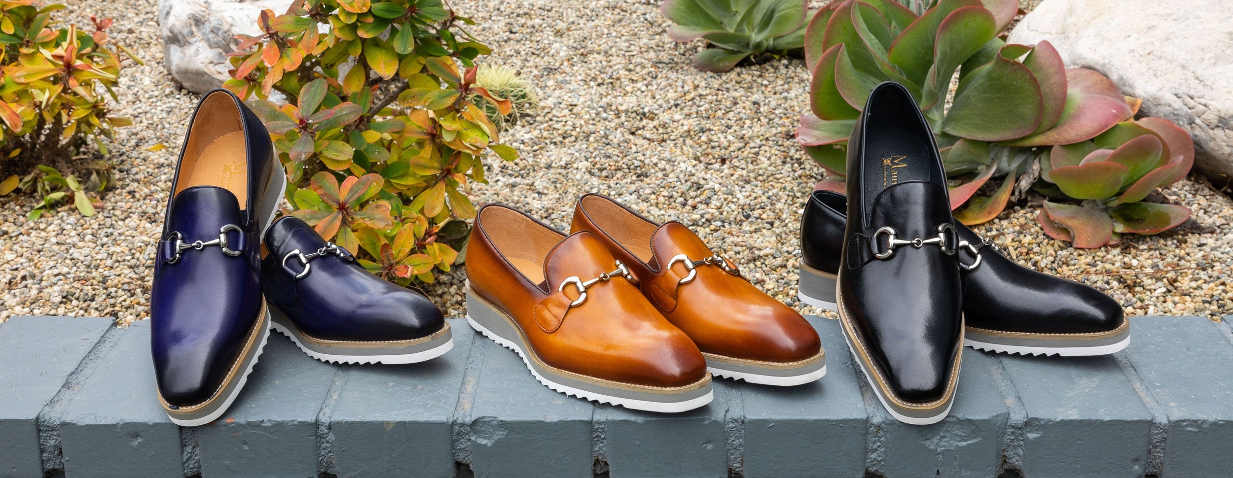 Maurice Horsebit Calfskin Loafer - Cognac
