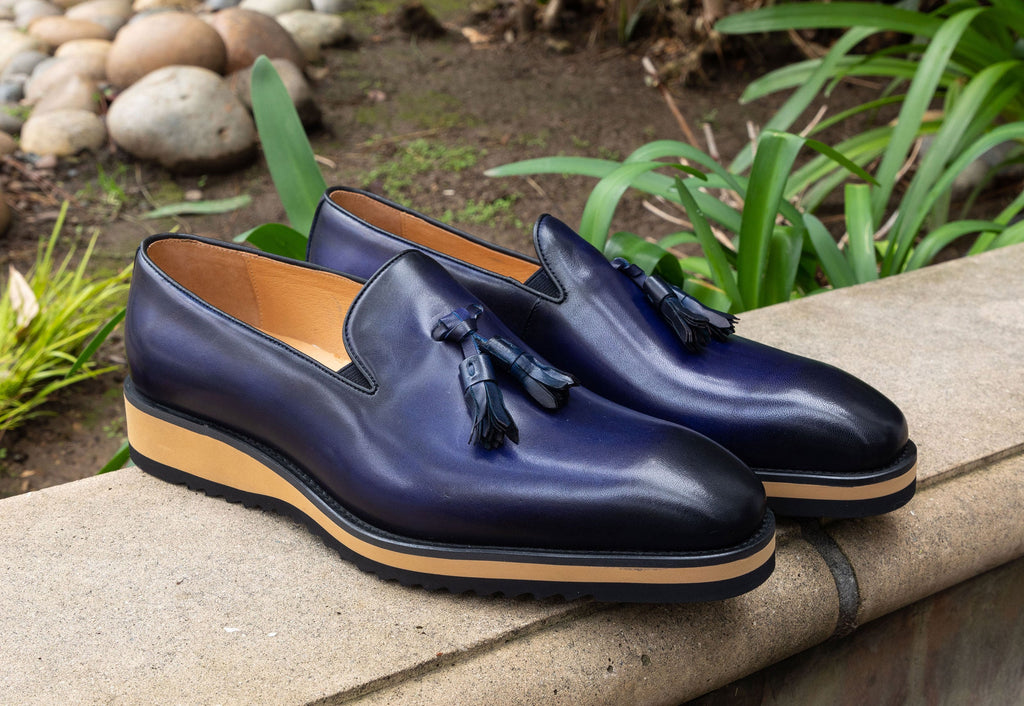 Maurice Calfskin Loafer - Navy