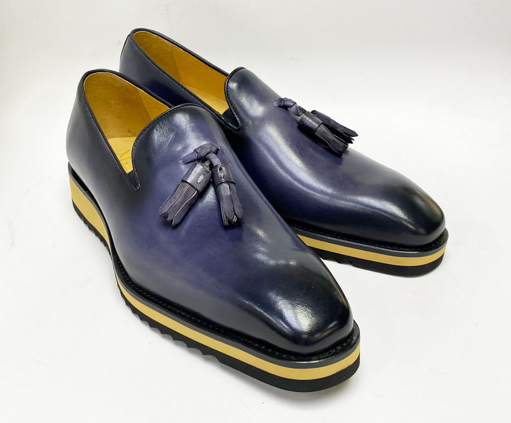 Maurice Calfskin Loafer - Grey