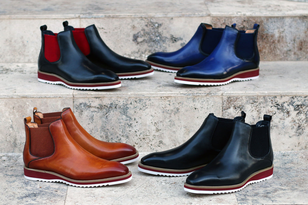 Carrucci  Calfskin Boot - Black
