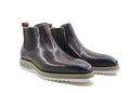 Carrucci Boot Calfskin Shoes - Brown