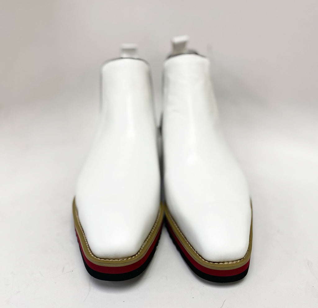 Maurice Calfskin Boot - White