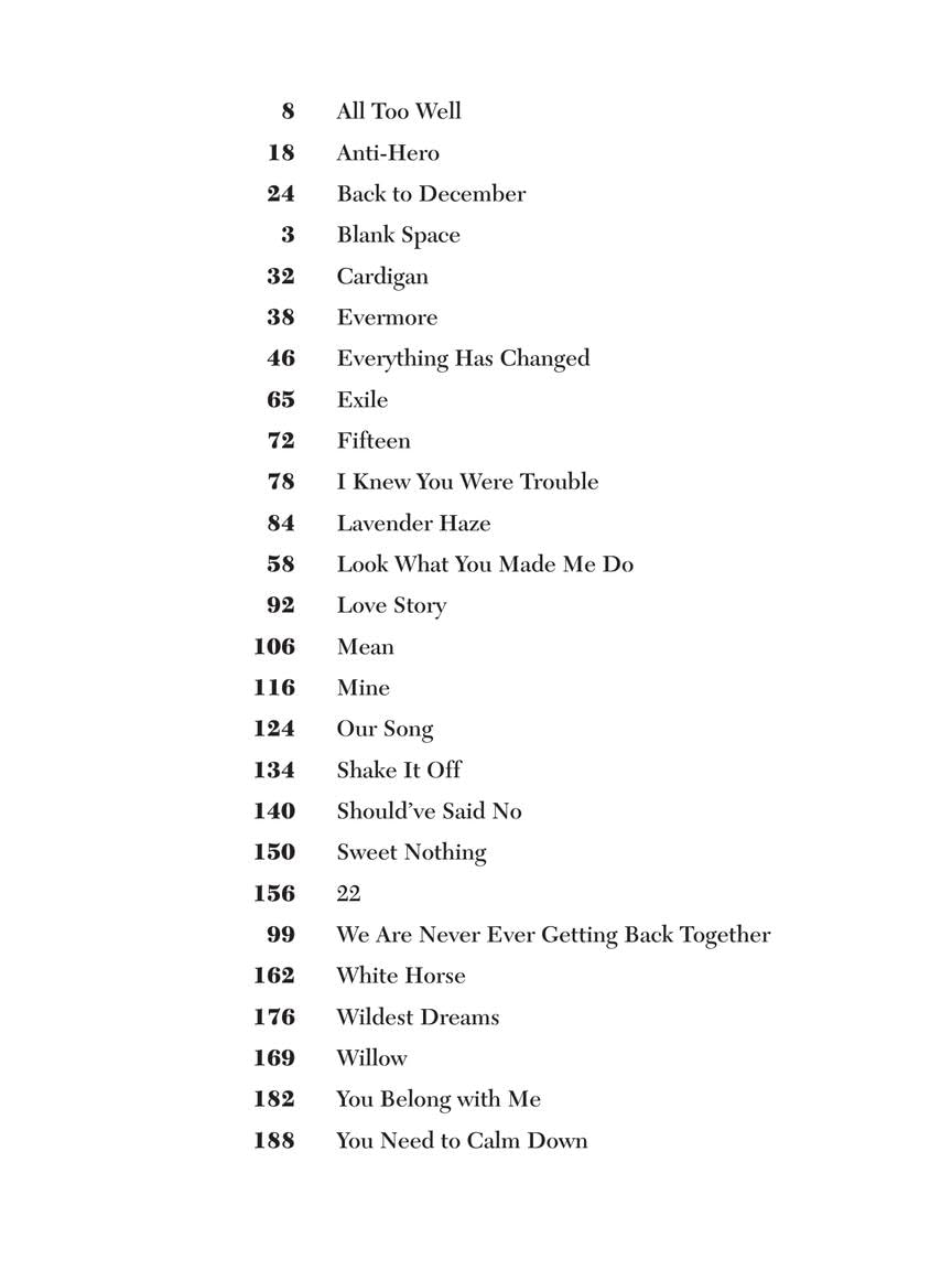 Taylor Swift Easy Piano Anthology - 2nd Edition: Easy-Level