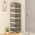 3/4/5/6-Cube Stackable Storage Bins with Detachable Wheels