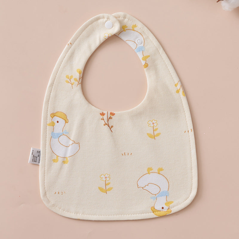 Babys Pure Cotton U-shaped Bib Waterproof Baby Bib