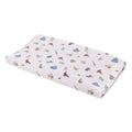 Warner Bros  Harry Potter Welcome Little Wizard Navy, Burgundy, Blue, and White Super Soft Contoured Changing Pad Cover