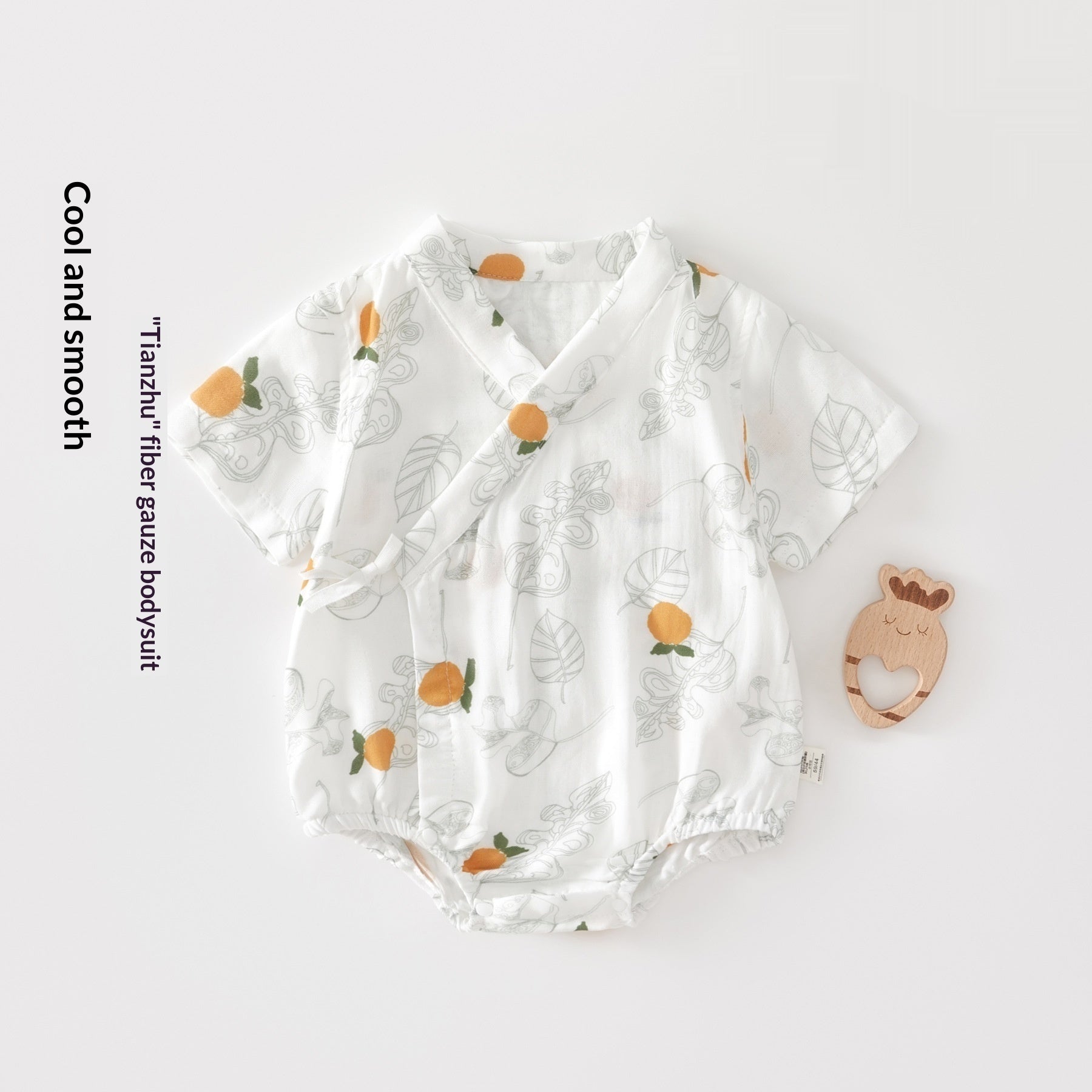 Baby Bamboo Cotton Summer Outfit Triangular Romper Made Of Bamboo Fiber