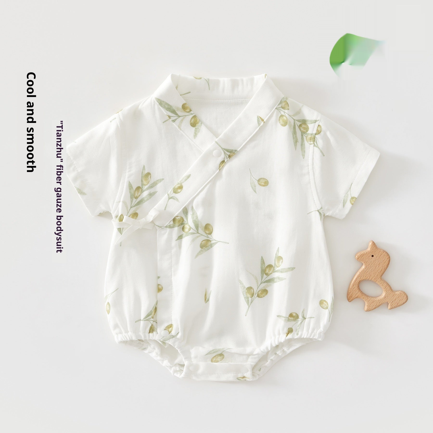 Baby Bamboo Cotton Summer Outfit Triangular Romper Made Of Bamboo Fiber