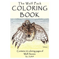 The Wolf Pack Coloring Book 26 Coloring Pages of Wolf Scenes Volume 1 - Paperback