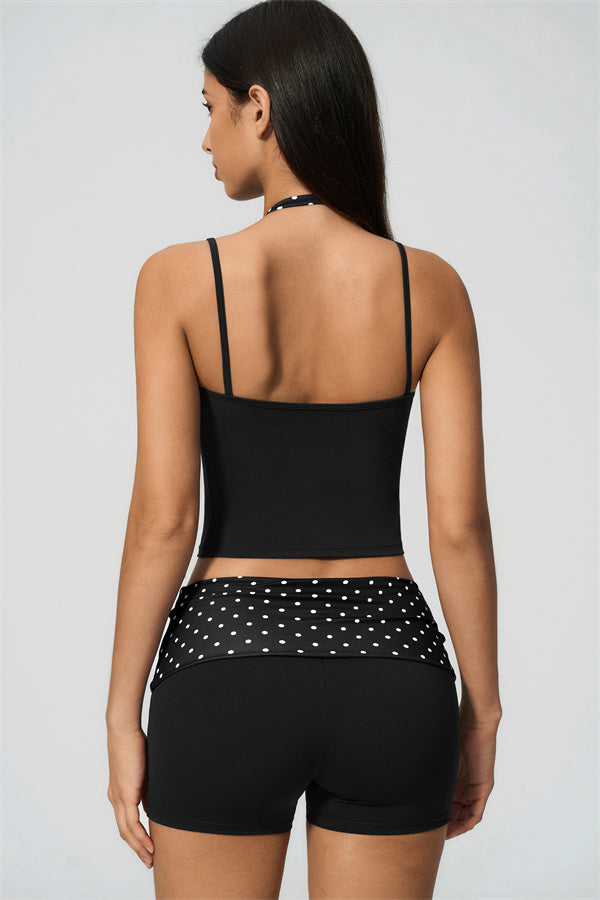 The Enliven Halter Tank Top Shorts 2-Piece Set