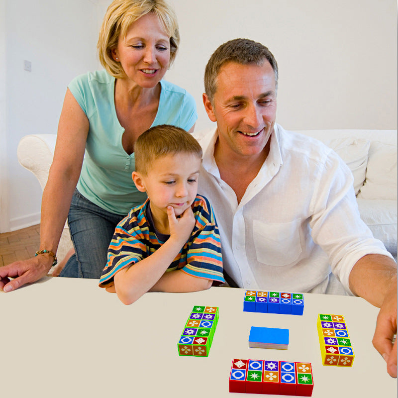 Childrens Puzzle Game Early-learning Shape-sorting Board