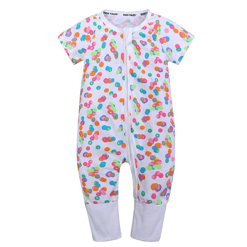 Cartoon Onesie Baby Short-sleeve Bodysuit