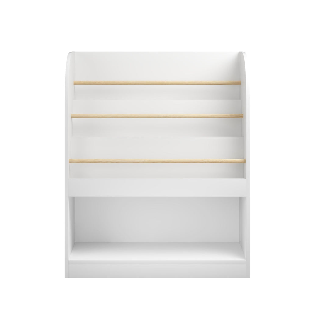 Kids Bookshelf with 3-Tier Front-Facing Display & Toy Storage