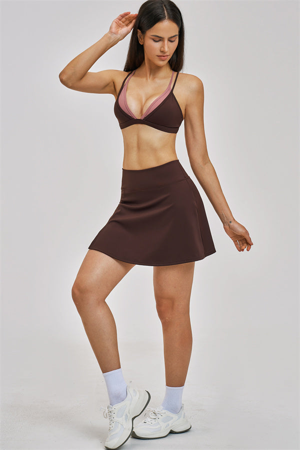 The Seraphine Layered V Sports Bra
