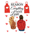 Season Everything With Love: Our Family Recipes Keepsake Organizer - Recipe Journal Hardcover - Handwritten Recipe Book - Paperback