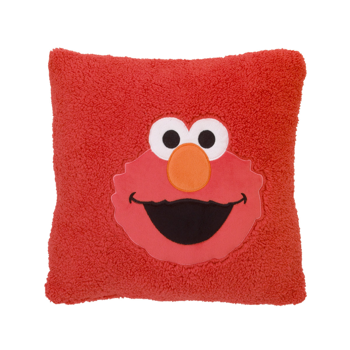 Sesame Street Elmo Red Super Soft Sherpa Toddler Pillow with Applique