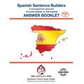SPANISH SENTENCE BUILDERS - Pre - I - ANSWER BOOK: Sentence Builder - Paperback