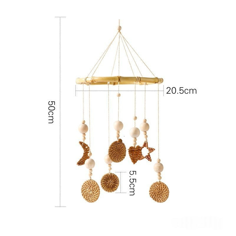 Crib Rattle Three-month-old Newborn Stroller Crib Headboard Rattle