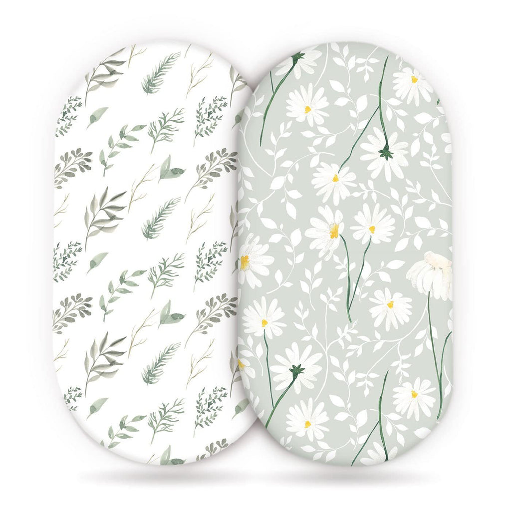 Baby Cradle Fitted Sheet Elastic Printing Baby Caring Table Changing Cover