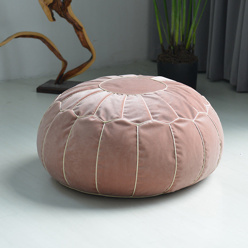 Candy Color Velvet Cute Puff Beanie Sofa