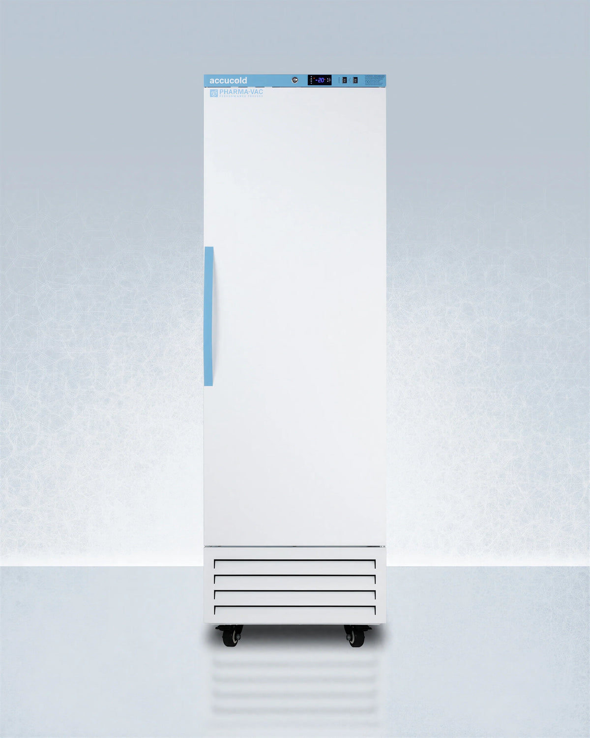Summit Commercial Accucold® AFS14PV Upright Vaccine All-Freezer, 9.53 Cu. Ft., White, Self-Contained Bottom-Mount