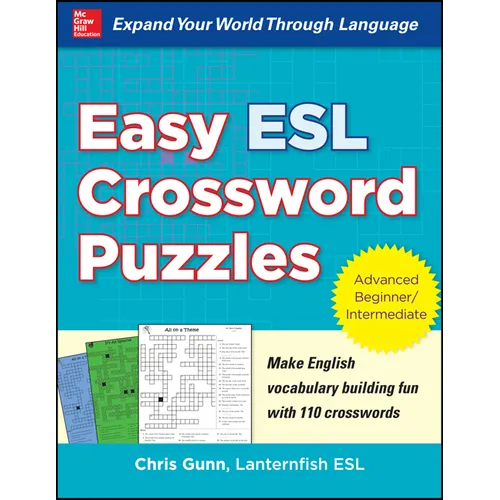Easy ESL Crossword Puzzles - Paperback