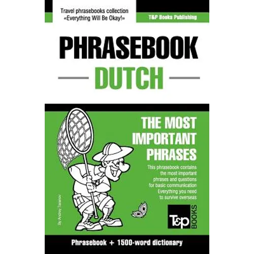 English-Dutch phrasebook and 1500-word dictionary - Paperback