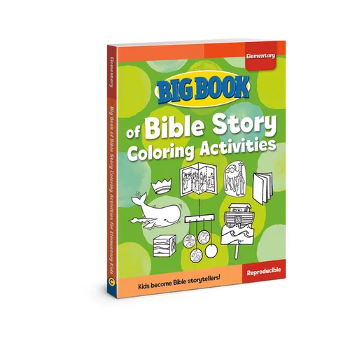 Big Book of Bible Story Coloring Activities for Elementary Kids - Paperback