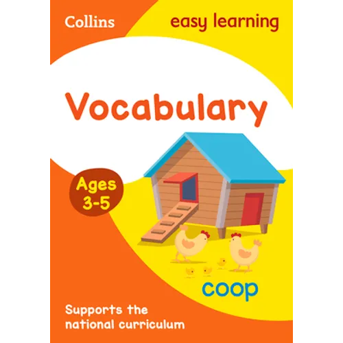 Collins Easy Learning Preschool - Vocabulary Activity Book Ages 3-5 - Paperback